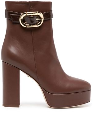 Dee Ocleppo Mel 75mm leather ankle boots - Brown