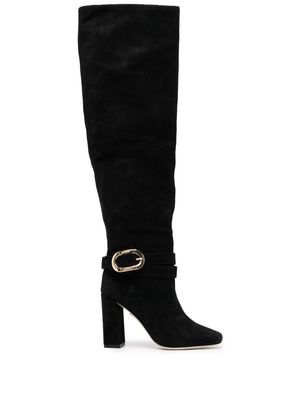 Dee Ocleppo Samantha 95mm knee-high suede boots - Black