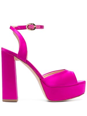 Dee Ocleppo single strap 130mm leather sandals - Pink