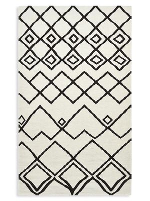 Deepal Bohemian Moroccan Hand Woven Area Rug - Parchment - Size 9 x 12 - Parchment - Size 9 x 12