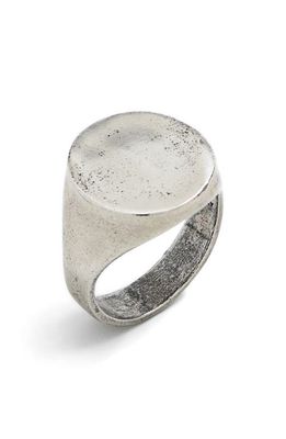 Degs & Sal Men's The Basic Sterling Silver Signet Ring