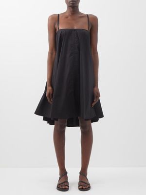 Deiji Studios - Tea Organic-cotton Dress - Womens - Black