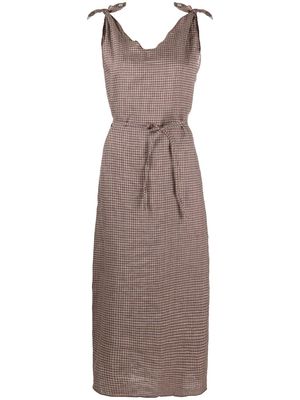 Deiji Studios The Knot linen dress - Brown