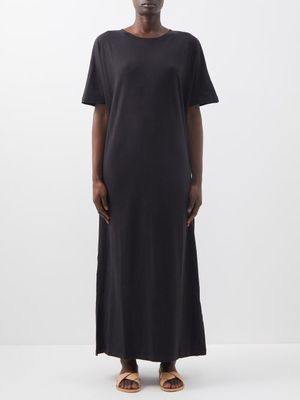 Deiji Studios - The Match Hemp-blend Jersey T-shirt Dress - Womens - Black