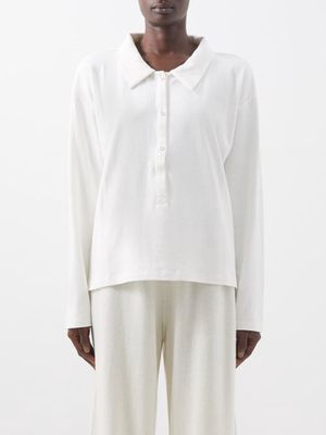 Deiji Studios - The Subtle Hemp-blend Jersey Shirt - Womens - Cream