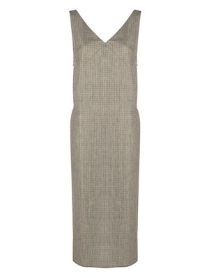 Deiji Studios tied-fastening waist slip dress - Neutrals