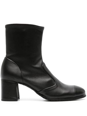 Del Carlo 60mm leather boots - Black