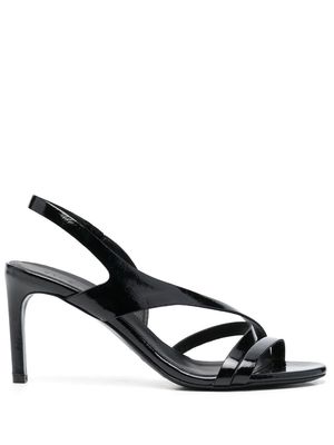 Del Carlo 85mm sling-back strap sandals - Black