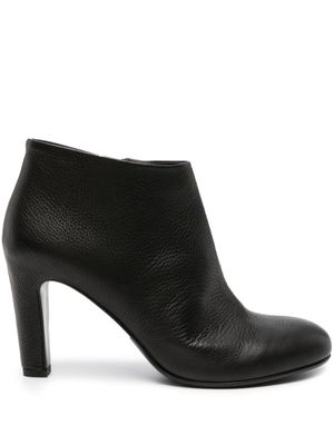 Del Carlo 90mm leather ankle boots - Black