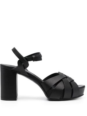 Del Carlo buckle-fastening calf-leather sandals - Black