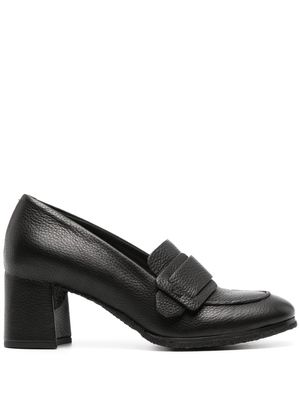 Del Carlo Holly 65mm leather pumps - Black