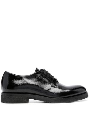 Del Carlo lace-up leather brogues - Black