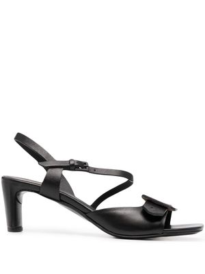 Del Carlo square-toe sandals - Black