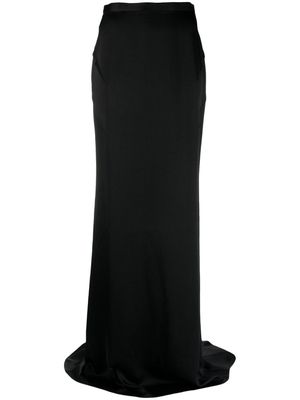 Del Core high-waisted maxi skirt - X1000 BLACK