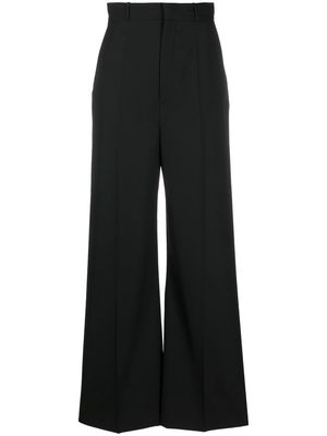 DEL CORE high-waisted tailored trousers - Black
