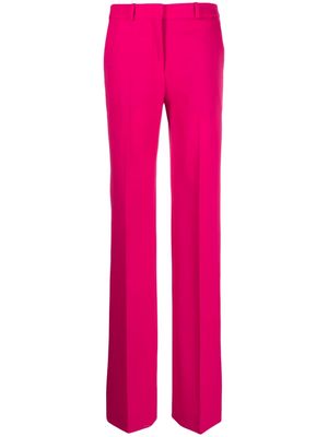 Del Core pressed-crease straight-leg trousers - Pink