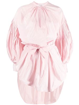 Del Core wide-sleeved pleated blouse - Pink