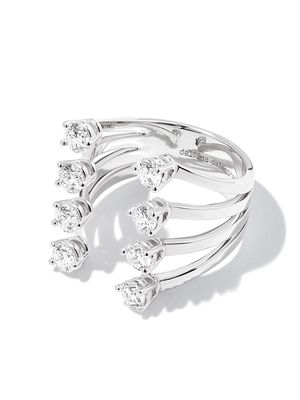 Delfina Delettrez 18kt white gold diamond ring - Silver