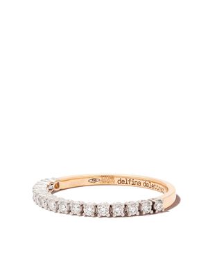 Delfina Delettrez 18kt yellow and white gold diamond eternity ring