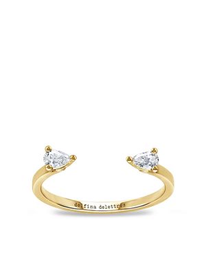 Delfina Delettrez 18kt yellow gold Dots diamond ring