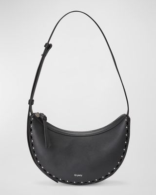 Delica Studded Leather Crossbody Bag