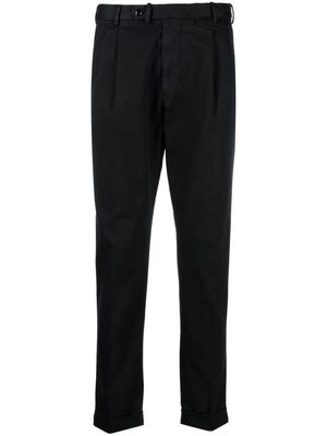 Dell'oglio ankle-cuffs tapered-leg trousers - Black