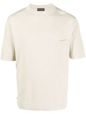 Dell'oglio chest-pocket plain T-shirt - Neutrals