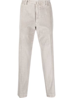 Dell'oglio corduroy straight-leg trousers - Grey