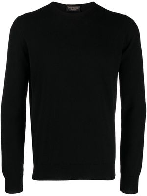 Dell'oglio crew-neck cashmere-merino jumper - Black