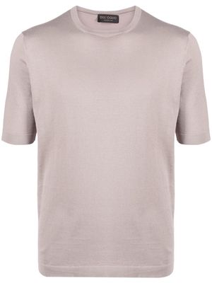 Dell'oglio crew-neck cotton T-shirt - Brown