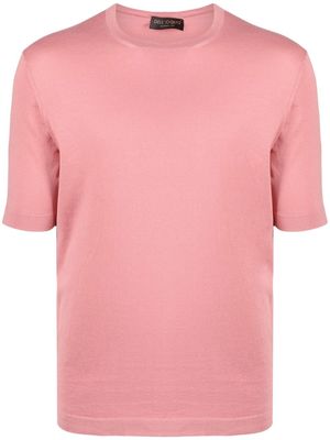Dell'oglio crew-neck cotton T-shirt - Pink