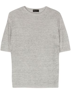 Dell'oglio crew-neck knitted T-shirt - Grey