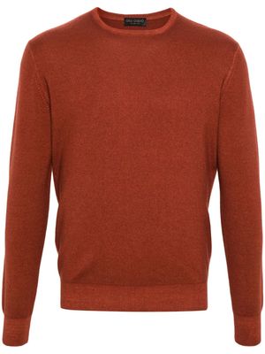 Dell'oglio crew-neck merino-wool jumper - Orange