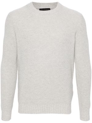 Dell'oglio crew-neck wool blend jumper - Grey