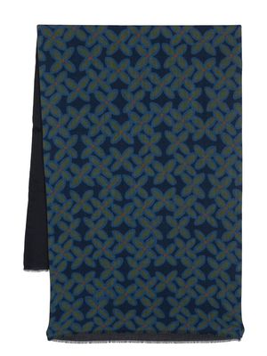 Dell'oglio floral-print scarf - Black