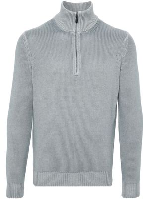 Dell'oglio high-neck wool blend jumper - Grey
