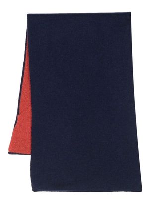 Dell'oglio intarsia knit colour-block scarf - Blue