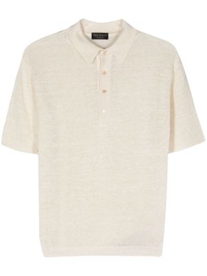 Dell'oglio open-knit polo shirt - Neutrals