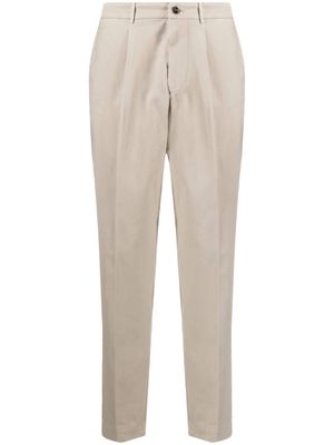 Dell'oglio pleated tapered-leg trousers - Neutrals