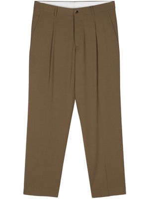 Dell'oglio Sandy mid-rise tailored trousers - Brown