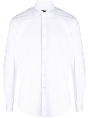 Dell'oglio spread-collar long-sleeve shirt - White