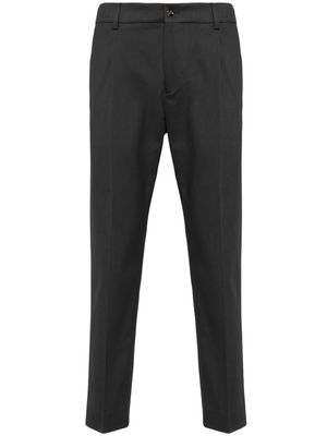 Dell'oglio tapered tailored cotton trousers - Grey