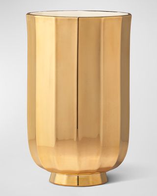 Delmara Golden Vase, 8.5"