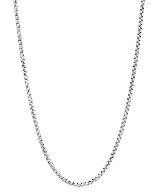 Delos Sterling Silver Chain Necklace, 1.5mm