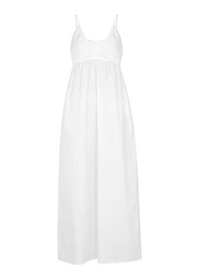 Delphi Cotton Poplin Maxi Dress