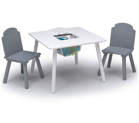 Delta Children Finn Table and Chair Set with St orage