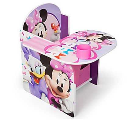 Delta Children Minnie Mouse Chair Desk w/ Stora e Bin