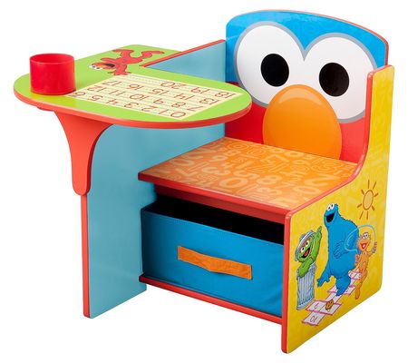 Delta Children Sesame Street Chair Desk with Strage Bin