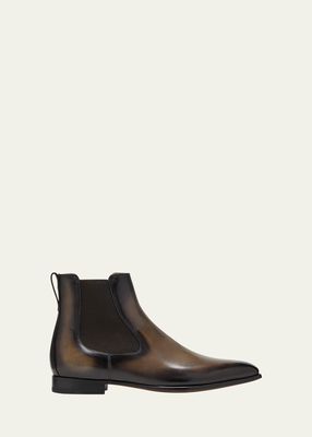 Demesure Calfskin Chelsea Ankle Boots