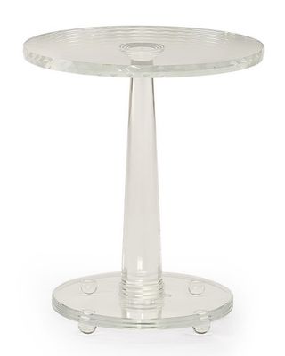 Demetra Glass Side Table